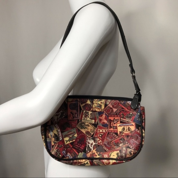 Sydney Love Handbags - Sydney Love All Over Stamp Print Shoulder Bag Mini Purse